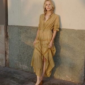 Doen Primrose Dress Pollen Size Small